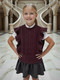Миниатюра изображения товара Жилет детский Amarobaby Pure Love School Vogue / AB-OD25-PLSVG1001/08-152 (р.152, бордовый)