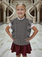 Миниатюра изображения товара Жилет детский Amarobaby Pure Love School Vogue / AB-OD25-PLSVG1001/11-140 (р.140, серый)