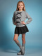 Миниатюра изображения товара Кофта детская Amarobaby Pure Love School Lady / AB-OD25-PLSL1901/11-122 (р.122, серый)