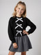 Миниатюра изображения товара Кофта детская Amarobaby Pure Love School Lady / AB-OD25-PLSL1901/09-122 (р.122, черный)