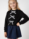 Миниатюра изображения товара Кофта детская Amarobaby Pure Love School Lady / AB-OD25-PLSL1901/09-140 (р.140, черный)