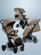 Миниатюра изображения товара Детская прогулочная коляска Amarobaby Handy / AB25-10HANDY/0330 (бежевый/серебряный)