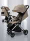 Миниатюра изображения товара Детская прогулочная коляска Amarobaby Handy / AB25-10HANDY/0330 (бежевый/серебряный)