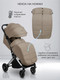 Миниатюра изображения товара Детская прогулочная коляска Amarobaby Handy / AB25-10HANDY/0330 (бежевый/серебряный)