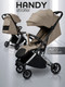 Миниатюра изображения товара Детская прогулочная коляска Amarobaby Handy / AB25-10HANDY/0330 (бежевый/серебряный)