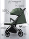 Миниатюра изображения товара Детская прогулочная коляска Amarobaby Handy / AB25-10HANDY/1330 (зеленый/серебряный)