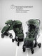 Миниатюра изображения товара Детская прогулочная коляска Amarobaby Handy / AB25-10HANDY/1330 (зеленый/серебряный)