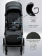Миниатюра изображения товара Детская прогулочная коляска Amarobaby Handy / AB25-10HANDY/1130 (серый/серебряный)
