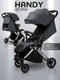 Миниатюра изображения товара Детская прогулочная коляска Amarobaby Handy / AB25-10HANDY/1130 (серый/серебряный)