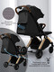 Миниатюра изображения товара Детская прогулочная коляска Amarobaby Handy / AB25-10HANDY/0929 (черный/золотой)