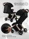Миниатюра изображения товара Детская прогулочная коляска Amarobaby Handy / AB25-10HANDY/0929 (черный/золотой)