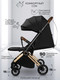 Миниатюра изображения товара Детская прогулочная коляска Amarobaby Handy / AB25-10HANDY/0929 (черный/золотой)