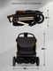 Миниатюра изображения товара Детская прогулочная коляска Amarobaby Handy / AB25-10HANDY/0929 (черный/золотой)
