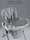 Миниатюра изображения товара Стульчик для кормления Amarobaby Gourmet / AB25-23GOU/11 (серый)
