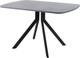 Миниатюра изображения товара Обеденный стол AMC Elite Е18(1200) D2 (черный/бетон чикаго светло-серый)