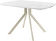 Миниатюра изображения товара Обеденный стол AMC Elite Е18(1200) D2 (бежевый/мрамор кристалл)