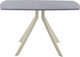 Миниатюра изображения товара Обеденный стол AMC Elite Е18(1200) D2 (бежевый/бетон чикаго светло-серый)