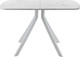Миниатюра изображения товара Обеденный стол AMC Elite Е18(1200) D2 (серебро/мрамор кристалл)