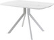 Миниатюра изображения товара Обеденный стол AMC Elite Е18(1200) D2 (серебро/мрамор кристалл)