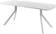 Миниатюра изображения товара Обеденный стол AMC Elite Е18(1200) D2 (серебро/мрамор кристалл)