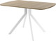 Миниатюра изображения товара Обеденный стол AMC Elite Е18(1200) D2 (белый/дуб небраска натур)