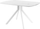 Миниатюра изображения товара Обеденный стол AMC Elite Е18(1200) D2 (белый/мрамор кристалл)