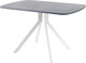 Миниатюра изображения товара Обеденный стол AMC Elite Е18(1200) D2 (белый/бетон чикаго светло-серый)