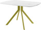 Миниатюра изображения товара Обеденный стол AMC Elite Е18(1200) D2 (золото/мрамор кристалл)