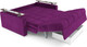 Миниатюра изображения товара Диван Mebel-Ars Аккордеон Бакли ППУ 155x200 (фиолет)