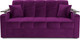 Миниатюра изображения товара Диван Mebel-Ars Аккордеон Бакли ППУ 155x200 (фиолет)
