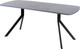 Миниатюра изображения товара Обеденный стол AMC Elite Е18(1100) D2 (черный/бетон чикаго светло-серый)