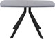 Миниатюра изображения товара Обеденный стол AMC Elite Е18(1100) D2 (черный/бетон чикаго светло-серый)