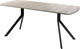 Миниатюра изображения товара Обеденный стол AMC Elite Е18(1100) D2 (черный/дуб уайт-ривер песочно-бежевый)