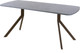 Миниатюра изображения товара Обеденный стол AMC Elite Е18(1100) D2 (коричневый/бетон чикаго светло-серый)