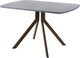 Миниатюра изображения товара Обеденный стол AMC Elite Е18(1100) D2 (коричневый/бетон чикаго светло-серый)