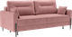 Миниатюра изображения товара Диван Mebel-Ars Мегион (велюр пудра НВ-178/18)