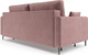 Миниатюра изображения товара Диван Mebel-Ars Мегион (велюр пудра НВ-178/18)