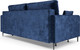 Миниатюра изображения товара Диван Mebel-Ars Мегион (велюр синий Plush OWV-21)