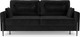 Миниатюра изображения товара Диван Mebel-Ars Мегион (велюр черный HB-178/17)