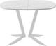 Миниатюра изображения товара Обеденный стол AMC Elite Е19(900) D7 ( серебро/мрамор кристалл)