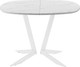 Миниатюра изображения товара Обеденный стол AMC Elite Е19(900) D7 (белый/мрамор кристалл)