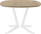 Миниатюра изображения товара Обеденный стол AMC Elite Е19(800) D7 (белый/дуб небраска натур)
