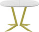 Миниатюра изображения товара Обеденный стол AMC Elite Е19(800) D7 (золото/мрамор кристалл)