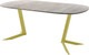 Миниатюра изображения товара Обеденный стол AMC Elite Е19(800) D7 (золото/дуб уайт-ривер песочно-бежевый)