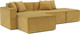 Миниатюра изображения товара Диван угловой Mebel-Ars Модульный Модион (Cabrio 27 желтый)