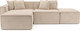 Миниатюра изображения товара Диван угловой Mebel-Ars Модульный Модион (Vivaldi бежевый)