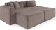 Миниатюра изображения товара Диван угловой Mebel-Ars Модульный Модион (Vivaldi капучино)