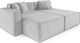 Миниатюра изображения товара Диван угловой Mebel-Ars Модульный Модион (Vivaldi светло-серый)
