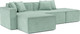 Миниатюра изображения товара Диван угловой Mebel-Ars Модульный Модион (Vivaldi мятный)