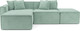 Миниатюра изображения товара Диван угловой Mebel-Ars Модульный Модион (Vivaldi мятный)